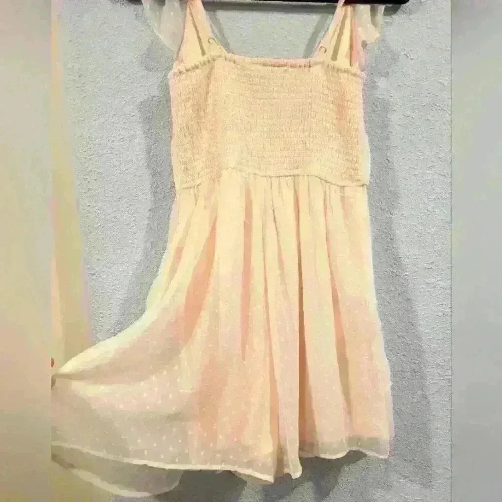 Sincerely Jules‎ Soft Pink Romper Ruffles Small - Picture 2 of 7